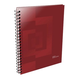 Cuaderno A4 Ledesma Executive 84 Hojas Cuadriculadas Bordo