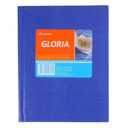 Cuaderno Ledesma Gloria 42 Hojas Rayadas Azul