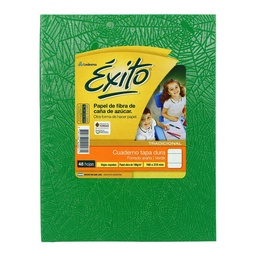 Cuaderno Éxito   48 Hojas Rayadas Verde