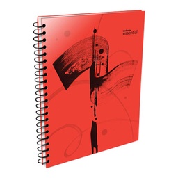 Cuaderno A4 Ledesma Essential 84 Hojas Rayadas Rojo