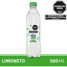 Agua Saborizada con Gas H2oh! Limoneto Botella 500 cc
