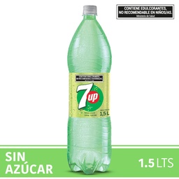 Gaseosa Seven Up Sin Azúcar    1.5 l