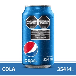 Gaseosa Pepsi    Lata 354 cc