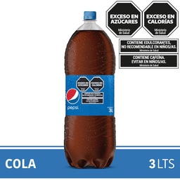 Gaseosa Pepsi    Botella 3 l