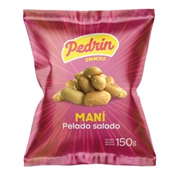 Mani Pelado Salado Pedrin Paq 150 grm