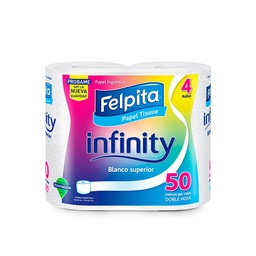 p.higienico Infinity x4 Felpita Paq 5 m2