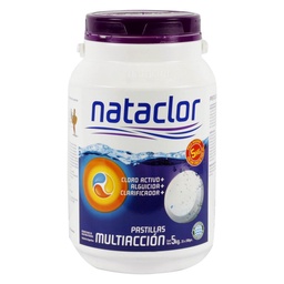 Cloro Pastillas Multiacción Nataclor 20 gr 5 kg