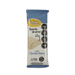 Barra de Arroz Bañado en Chocolate Blanco Lulemuu 12g