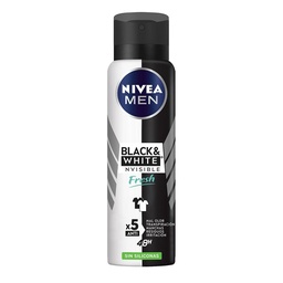 Desodorante Antitranspirante Nivea Men Black & White Fresh Sin Siliconas x 150ml