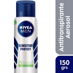 Desodorante Antitranspirante Nivea Men Sensitive Protect Spray x 150 ml