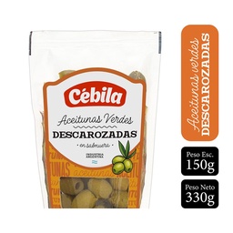 Aceitunas Verdes Descarozadas Cébila 150 gr