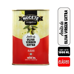 Aceite Oliva Extra Virgen Clásico Nucete 1000ml