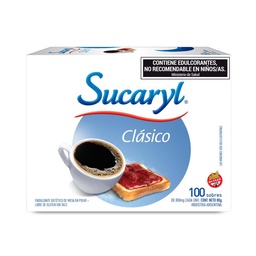 Edulcorante Sucaryl      Caja Sobres x 100