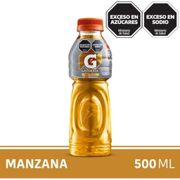 Bebida Isotónica Gatorade Manzana Botella 500 cc