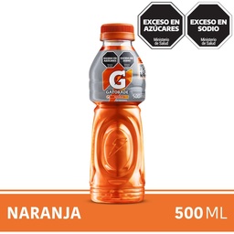 Bebida Isotónica Gatorade Naranja Botella 500 cc