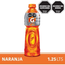 Bebida Isotónica Gatorade Naranja Botella 1,25 l