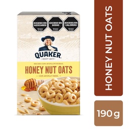 Cereales con Avena y Miel Quaker Honey Nut Oats x 190 g