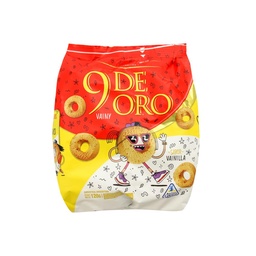 gall.dulces Sabor Vainilla 9 de Oro Paq 120 grm