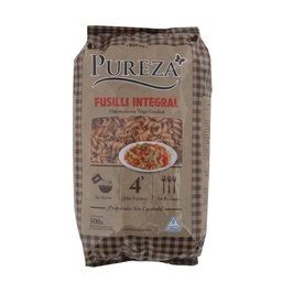 Fideos Fusilli Integral Pureza 500 grm