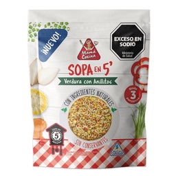 Sopa de Verduras con Anillitos Mama Cocina 90g