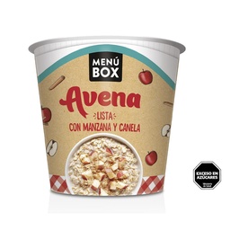 Avena con Manzana y Canela Menu Box 59g