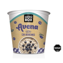 Avena con Arándanos Menu Box 59g