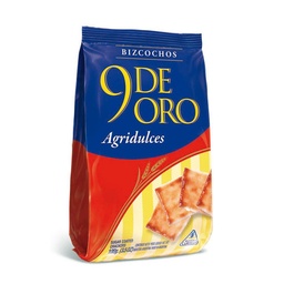 Bizcochos Agridulces 9 de Oro 100 grm