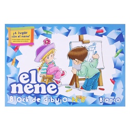 Bloc de Dibujo Nro 6 El Nene  Blanco 24 Unidades