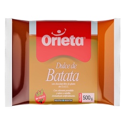 Dulce de Batata C/chocolate Orieta Sch 500 grm