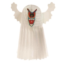 Adorno Papel Fantasma Blanco 45 cm