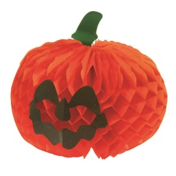 Adorno Papel Calabaza Naranja 33 cm