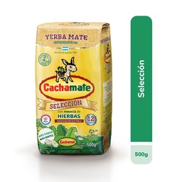 Yerba Mate selecc.especia Cachamate Paq 500 grm