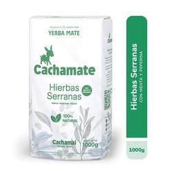 Yerba Mate con Hierbas Serranas Cachamate Paq 1 Kgm