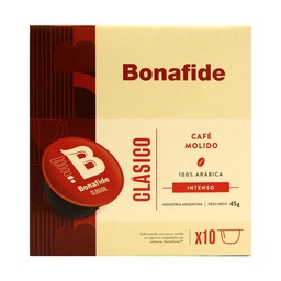 Café Capsulas Clásico Bonafide 45g