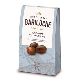 Almendras C/chocolate Bariloche Est 80 grm