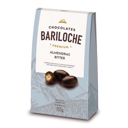 Almendras C/choco Bitter Bariloche Est 80 grm