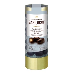 Almendras C/choco Bitter Bariloche Tub 160 grm