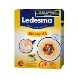 Edulcorante Ledesma 0% Calorias Caja Sobres x 200