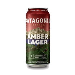 Cerveza Amber Lager Patagonia  Lata 473 cc