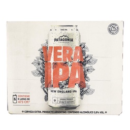 Cerveza Vera Ipa Patagonia x6 u. 473ml