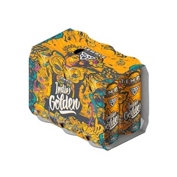 Cerveza Indie Golden x Temple Pack 473cmq