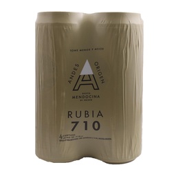 Cerveza Rubia x4 Andes Origen Pak 2840ml