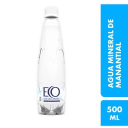 Agua Mineral Natural de Manantial Eco de Los Andes 500 ml