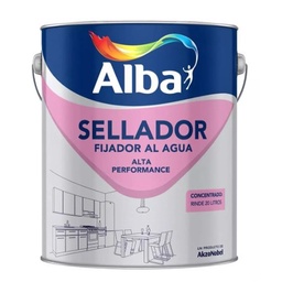 Fijador Al Agua Sellador Alba Interior Mate 1 l