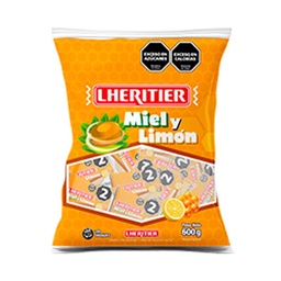 Caramelos Duros Miel y Limon Lheritier 150g