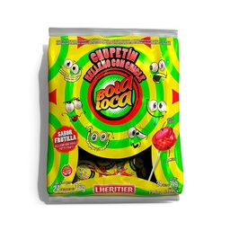 Chupetin Sabor Frutilla Bola Loca 384gr