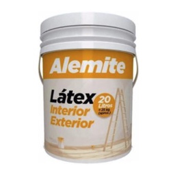 Pintura Latex Interior Exterior Mate Alemite 20 l