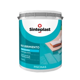 Pintura Acrílica Pileta Base Acuosa Sinteplast Celeste 10 l