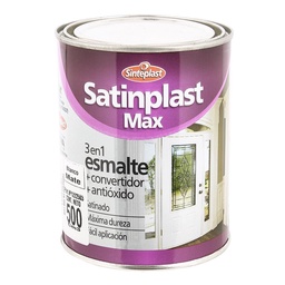 Esmalte Mate0. lt. Blanco Satinplas Max Sintepl .