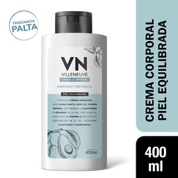 Crema Corporal Hidrata y Refresca Villeneuve 400ml